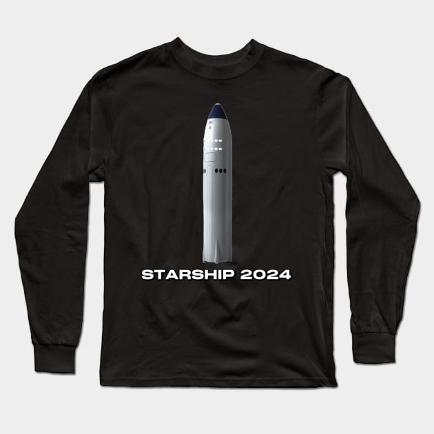 Starship Long Sleeve T-Shirt by Stellar Facts